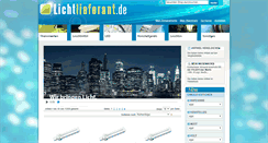 Desktop Screenshot of lichtlieferant.de